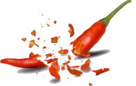 red chili shape